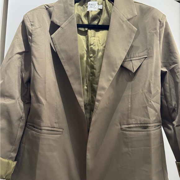 Brown Oversized Blazer - Picture 1 of 2